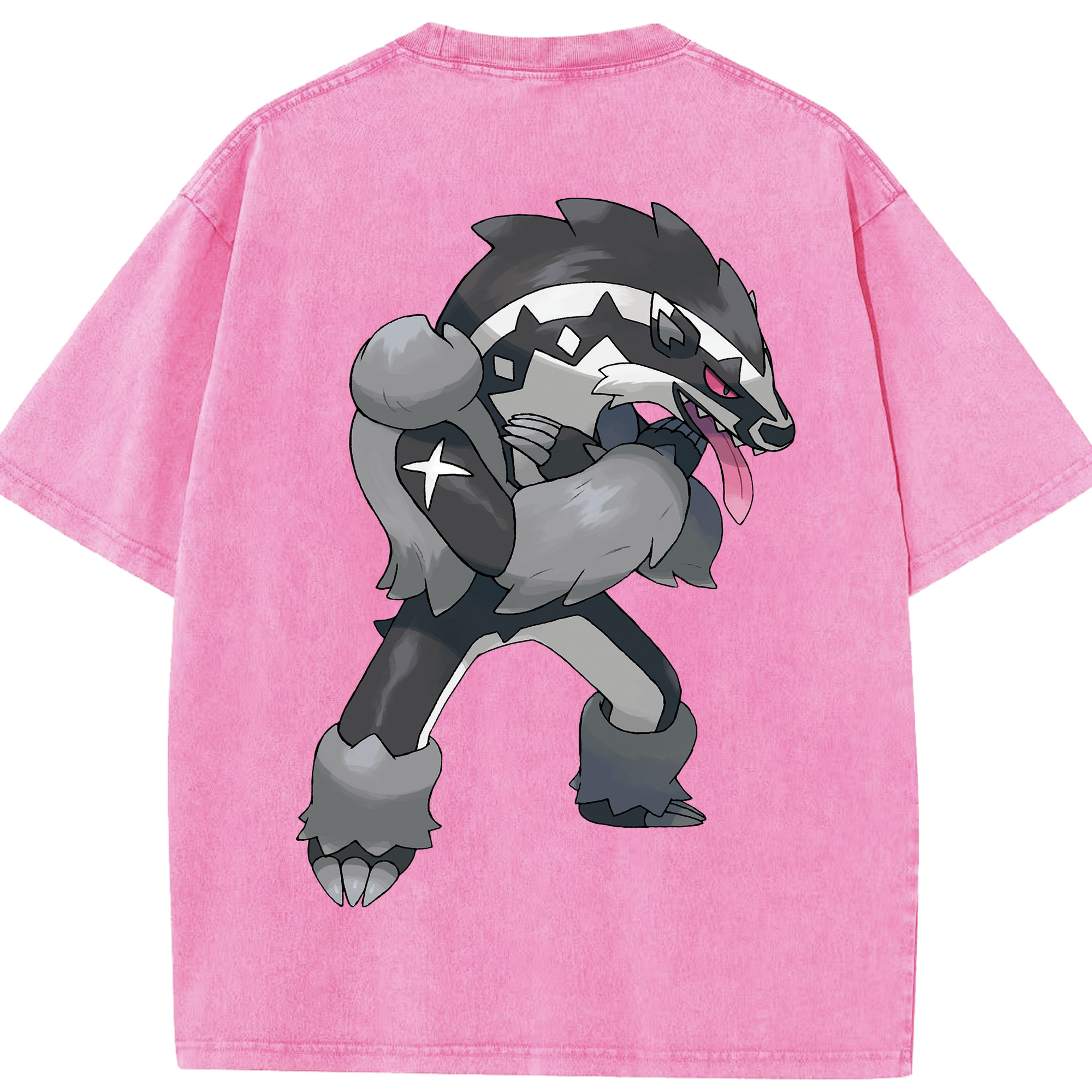 （画像用） ポケットモンスター Pokémon 綿100% ヴィンテージ風 半袖Tシャツ（背面プリント）